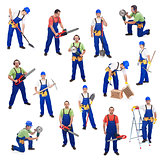 Workers from the construction industry