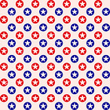 patriotic star dots pattern background