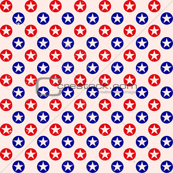 patriotic star dots pattern background