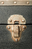 Lock of an old travel suitcase