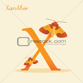 Animal alphabet with xanthie