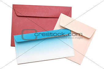 Envelope isolated on white background