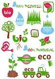Bio and eco icons