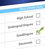grad degree education level survey