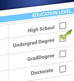 undergrad degree education level survey