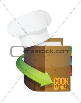 chefs hat and cook book manual
