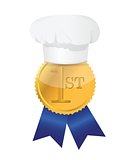 cooking contest 1st place winner ribbon