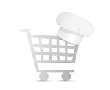 shopping for ingredients. illustration design