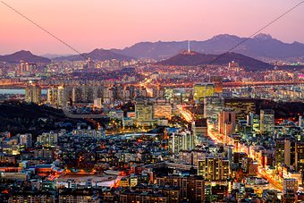 Seoul, South Korea Skyline