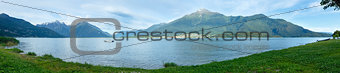 Lake Como (Italy) summer panorama.
