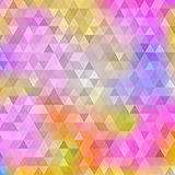 Abstract yellow pink triangle background