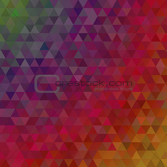 Red purple triangles abstract background