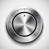 Technology Volume Button with Metal Texture