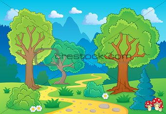 Tree theme landscape 1