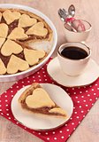 apple pie with hearts