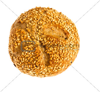 bun with sesame seeds