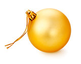 Yellow Christmas Ball