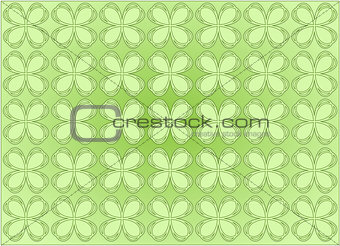 four leaf clovers pattern