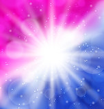 Abstract background with lens flare