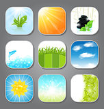 Set various backgrounds for the app icons