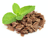 Mix chocolate and mint