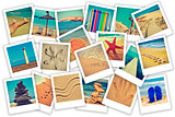 summer on the beach collage