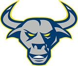 Texas Longhorn Bull Head Front