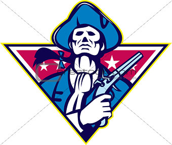 American Patriot Minuteman Flintlock Pistol