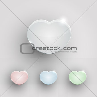 glass heart icon