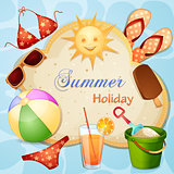 Summer holiday illustration