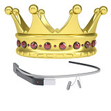 Google Glass and a golden crown