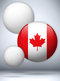 Canada Flag Glossy Button