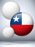 Chile Flag Glossy Button