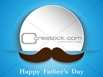 Happy Father Day Mustache Love