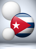 Cuba Flag Glossy Button