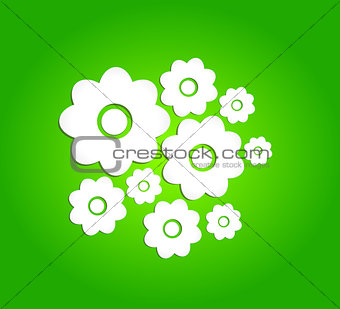 Vector abstract flower