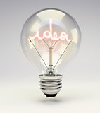 Idea light bulb