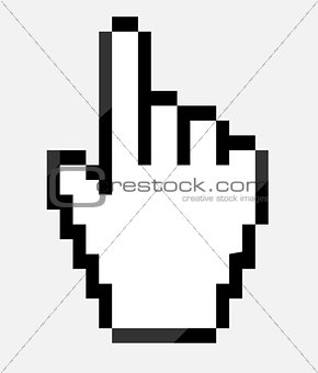 Mouse hand  cursor vector illustration