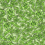 Abstract herbal camouflage pattern