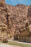 canyon wadi mujib jordan
