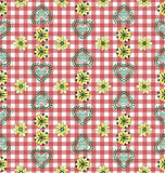 Red and White Country Style Tablecloth