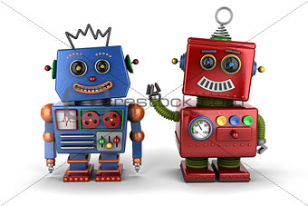 Toy robot buddies