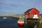 Fishing port in Norway