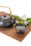 asian teapot and cup