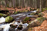 fast river in Harz mountains