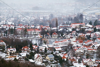 Ilsenburg city in Harz mountains