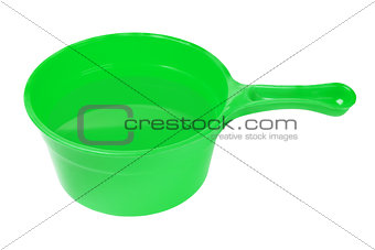 Plastic Scoop Filled with Water