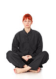 Wushu Woman Meditation