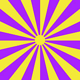 Sunbeams in Violet and Yellow