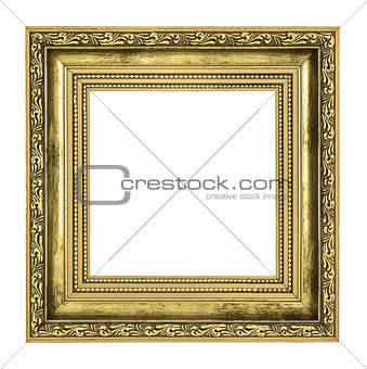 golden frame with thick border 